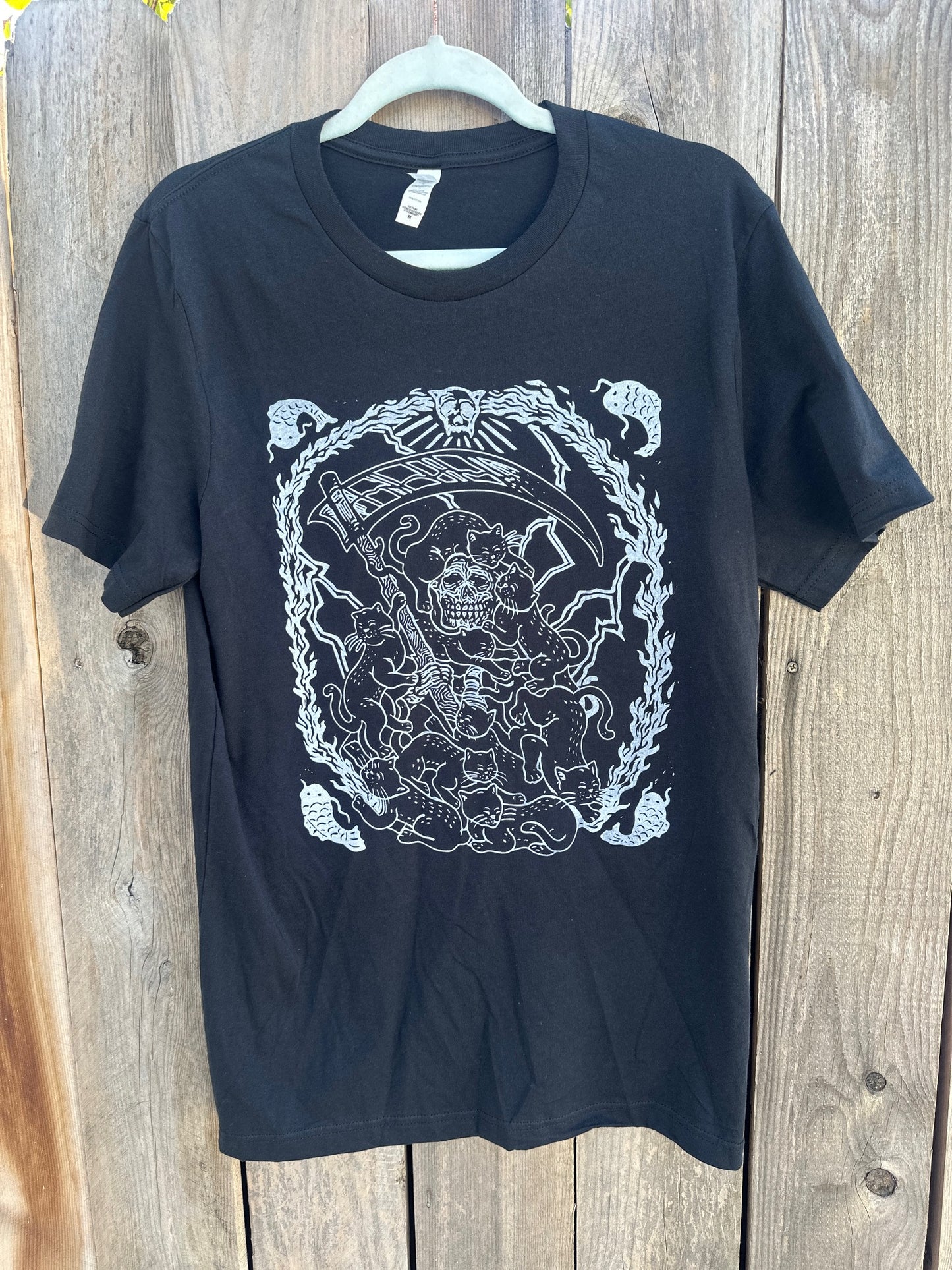 Cat Reaper Black T-Shirt