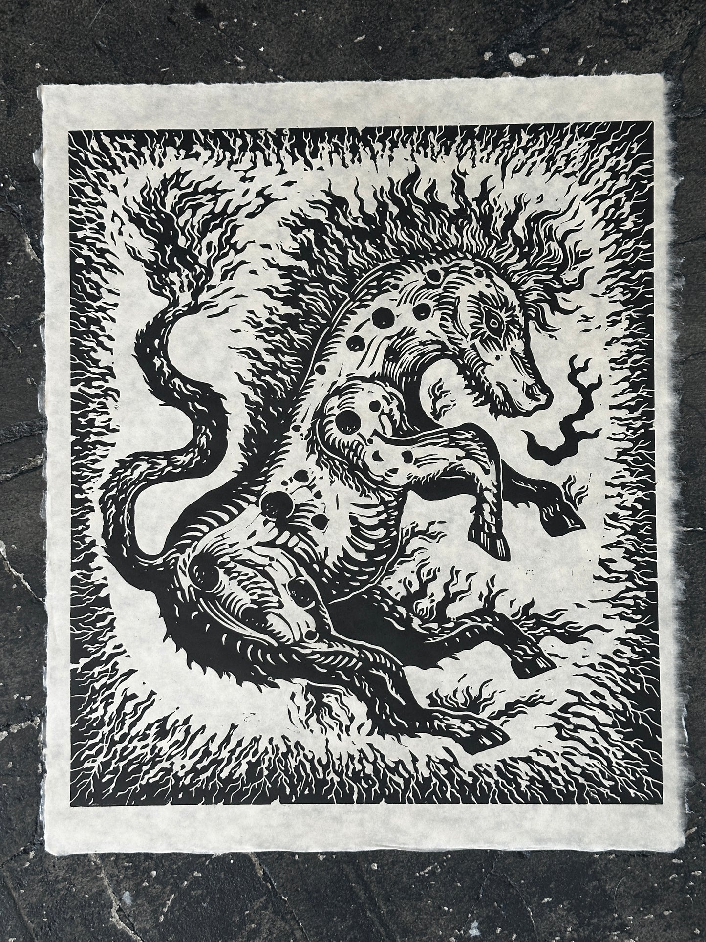 Year of the Fire Horse Print