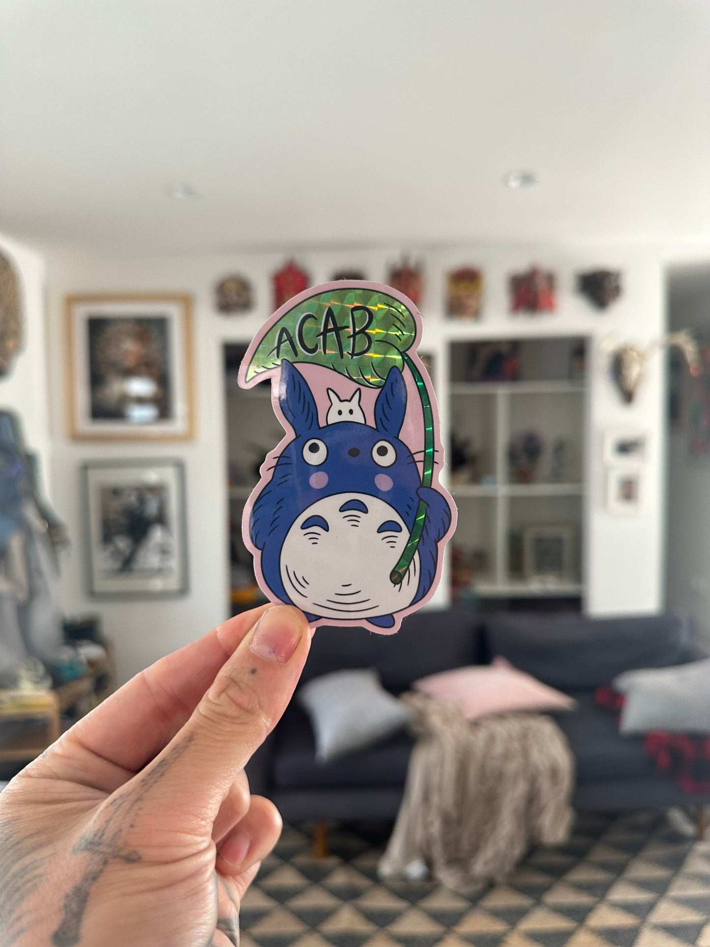 ACAB Totoro Sticker