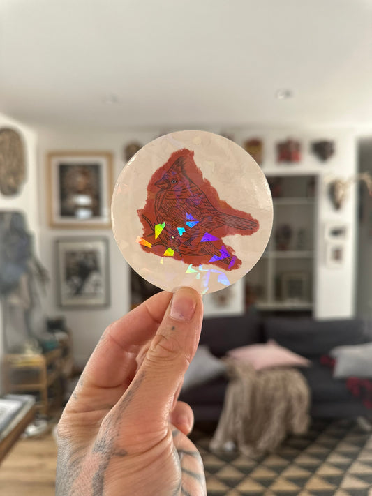 Red Cardinal Sticker