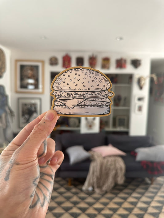 Hamburger Sticker