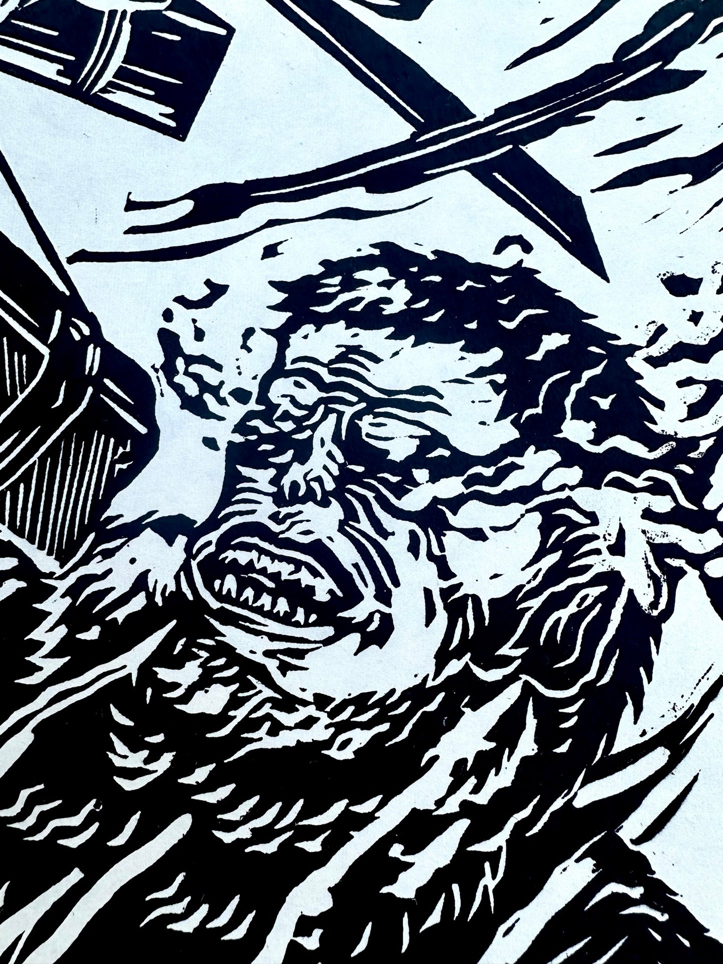 Levi vs Beast Titan print