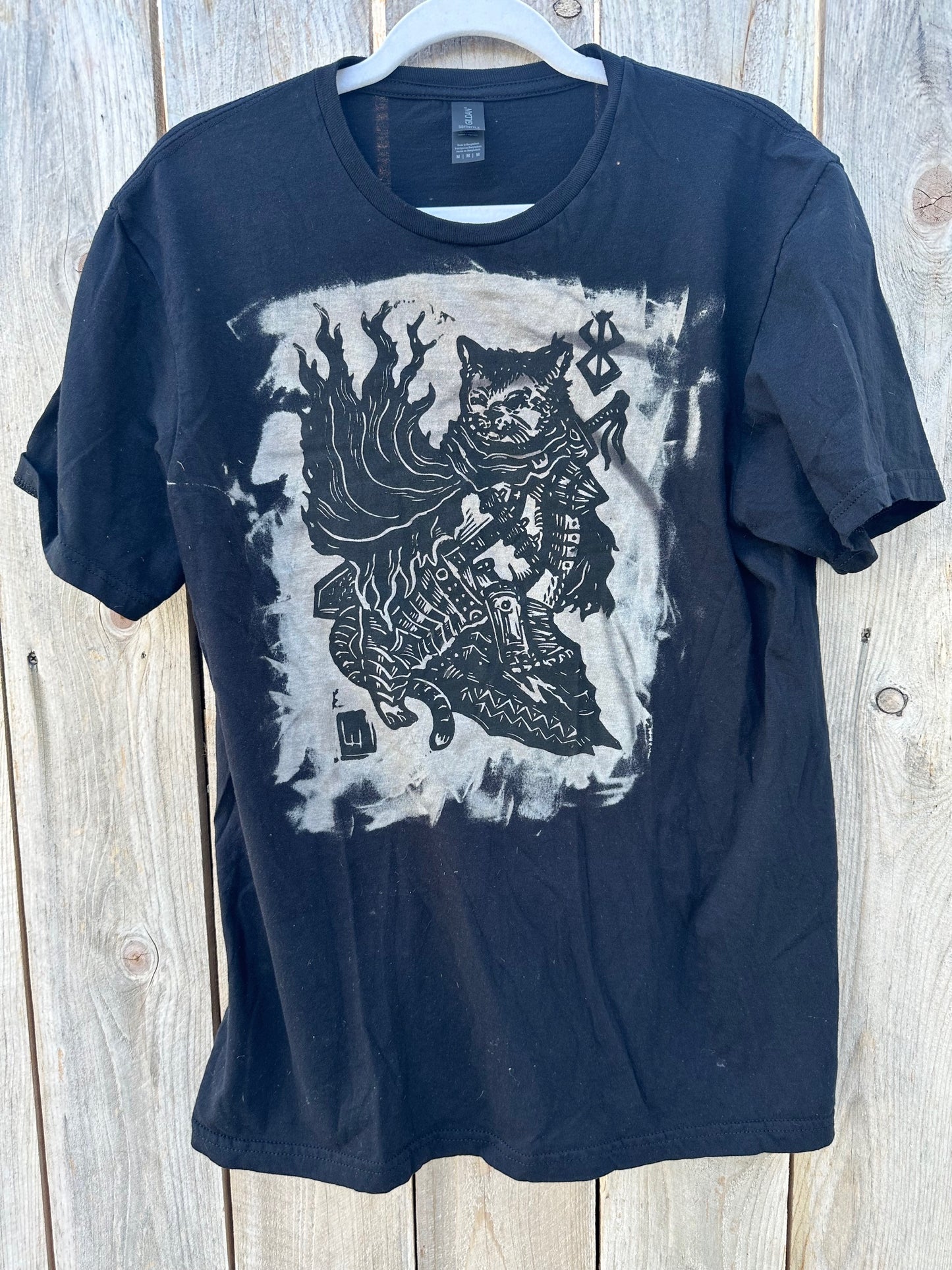 Bleached Berserk Cat Shirt