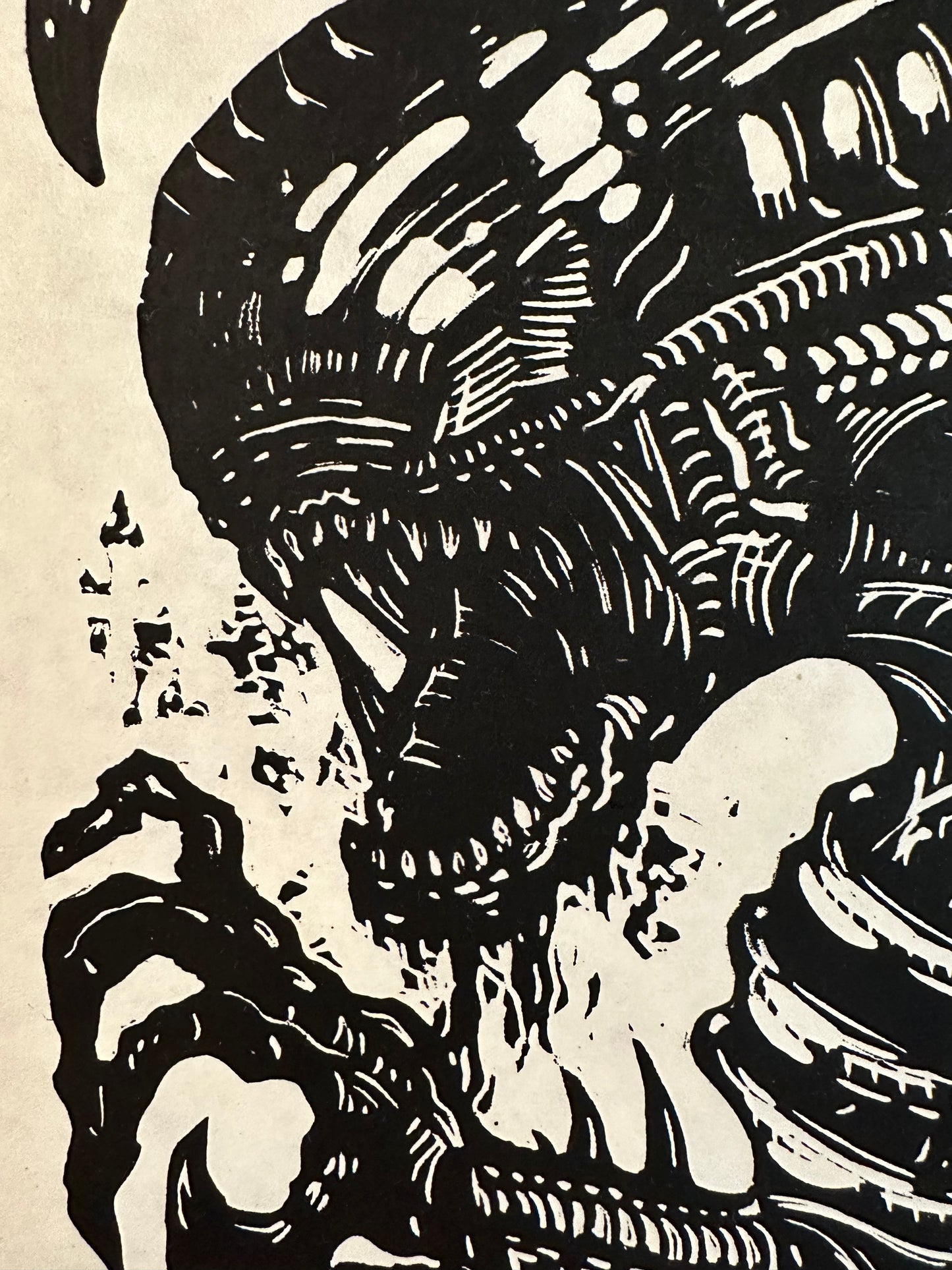 Xenomorph print