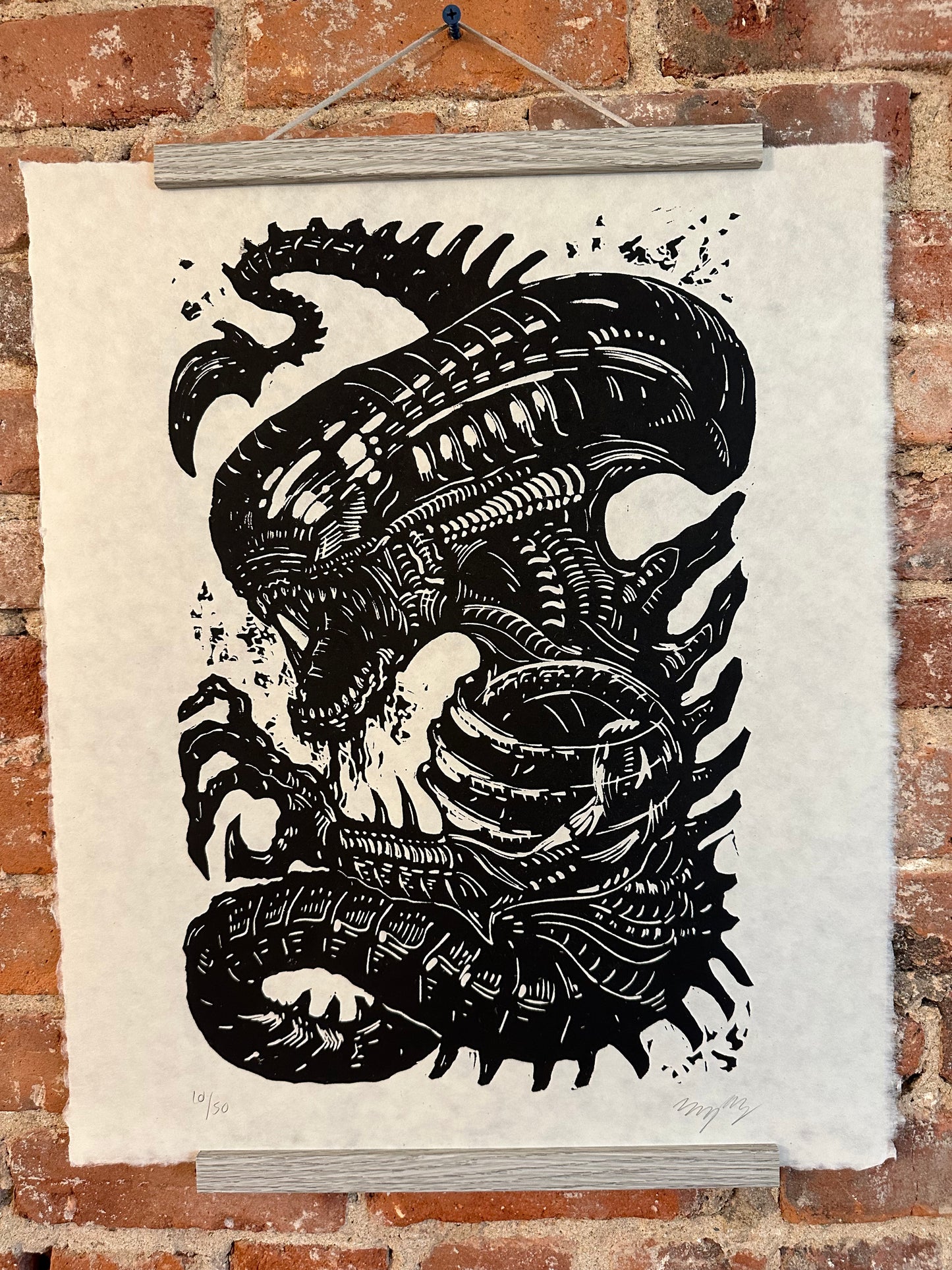 Xenomorph print