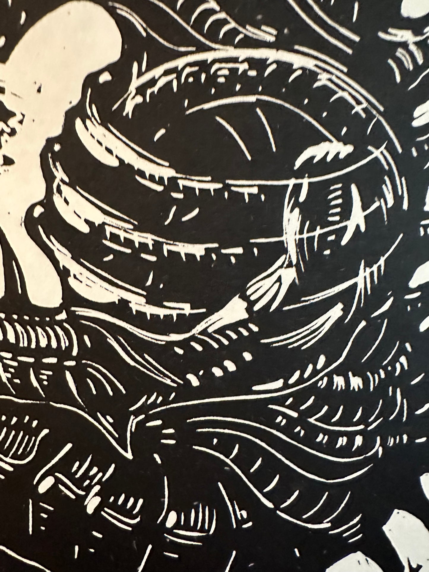 Xenomorph print