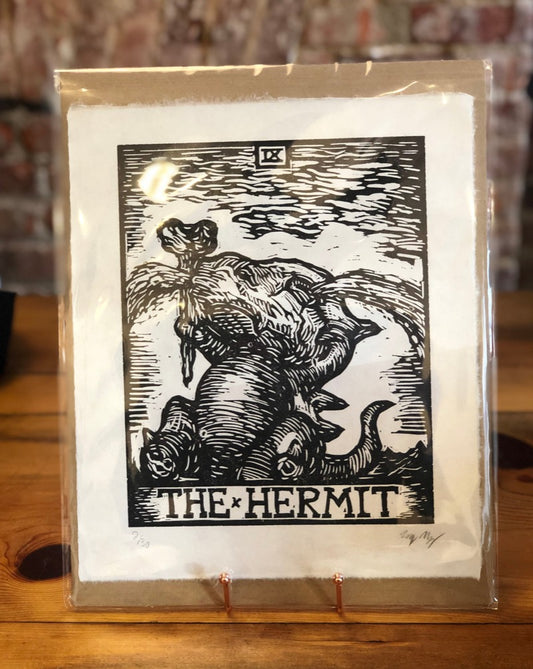 The Hermit x Cubone Tarot