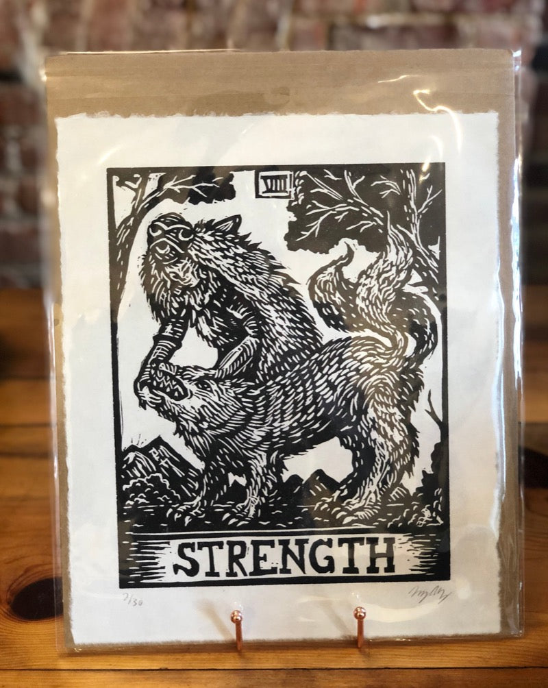 Strength x Princess Mononoke Tarot