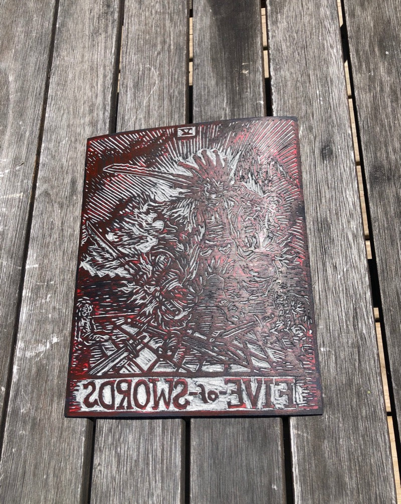 Five of Swords x Kenpachi Tarot