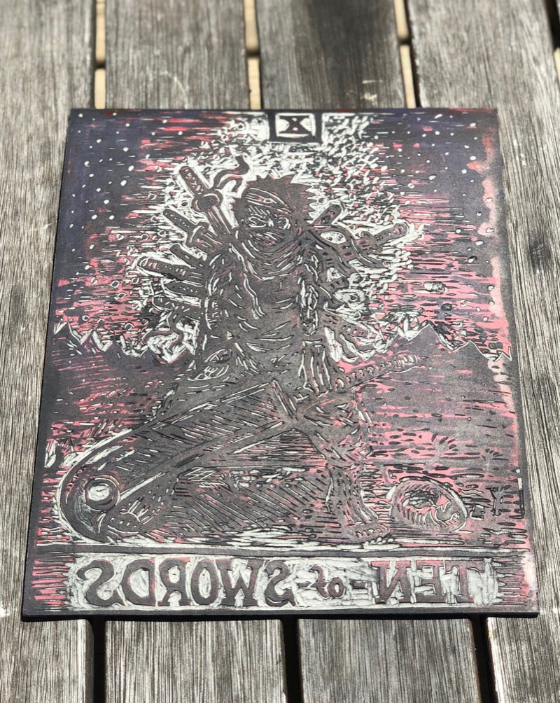 Ten of Swords x Zabuza Tarot