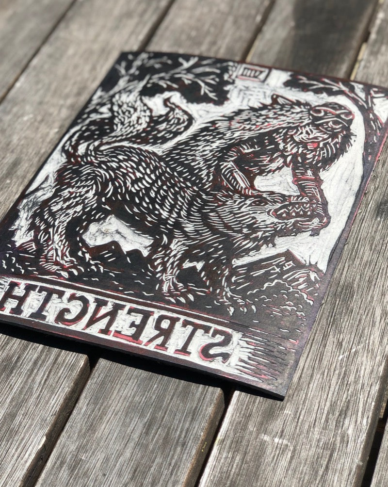 Strength x Princess Mononoke Tarot