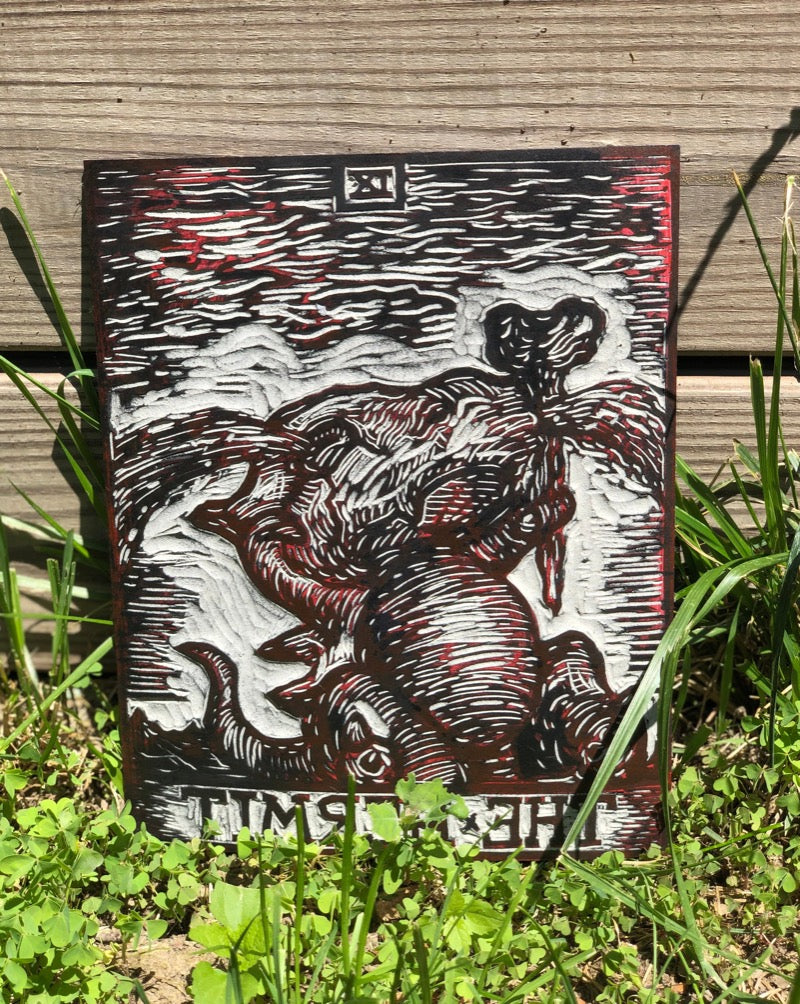 The Hermit x Cubone Tarot