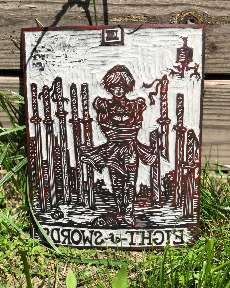 Eight of Swords x 2B Tarot