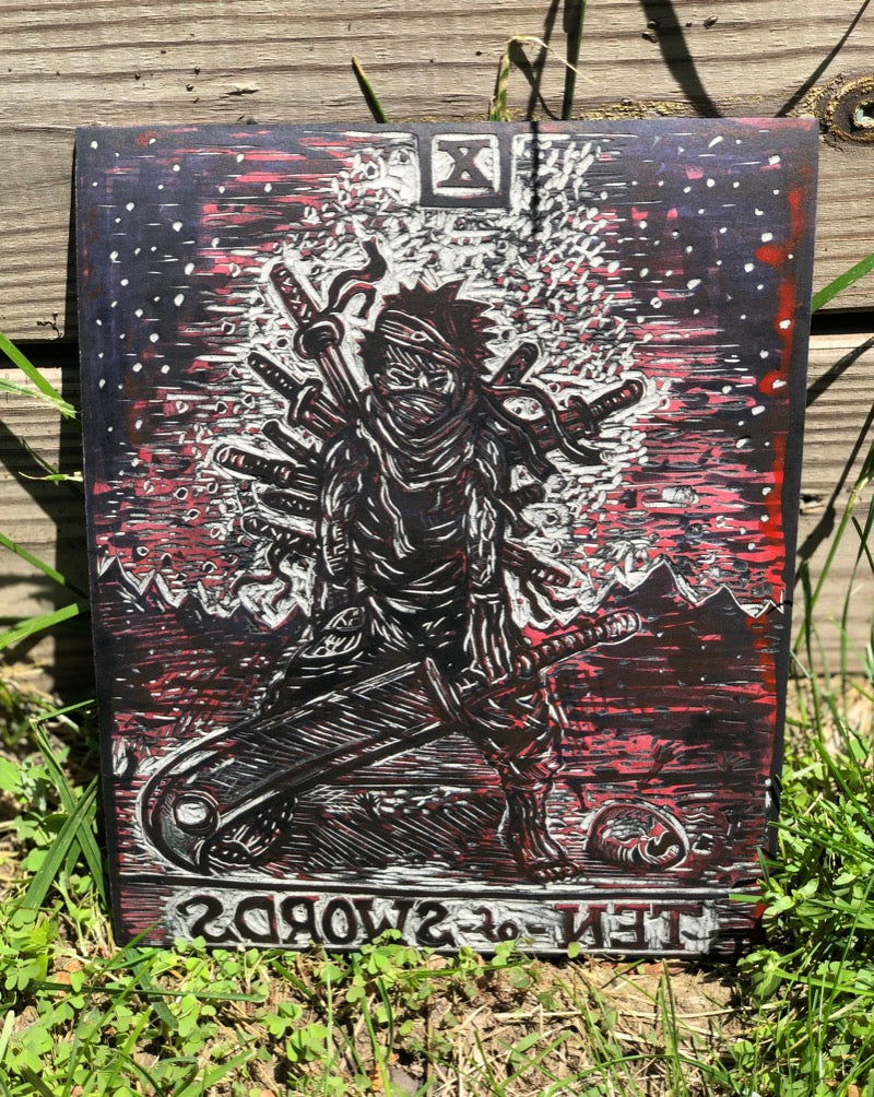 Ten of Swords x Zabuza Tarot