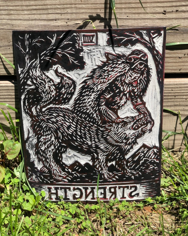 Strength x Princess Mononoke Tarot