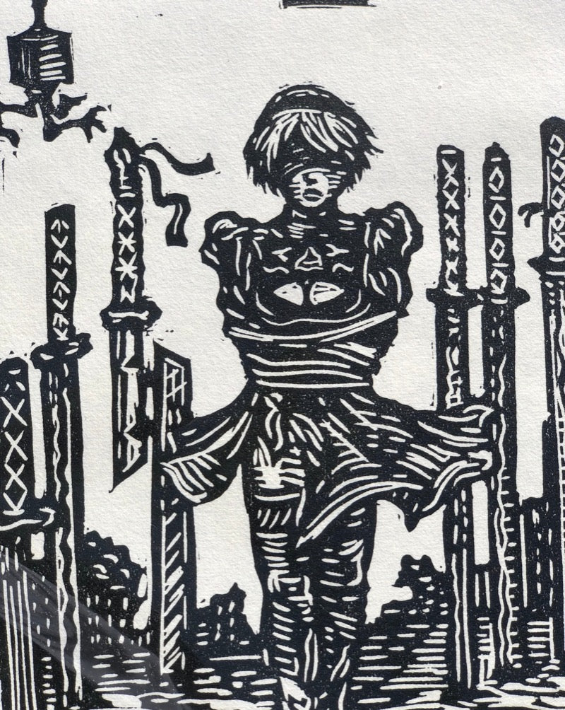 Eight of Swords x 2B Tarot