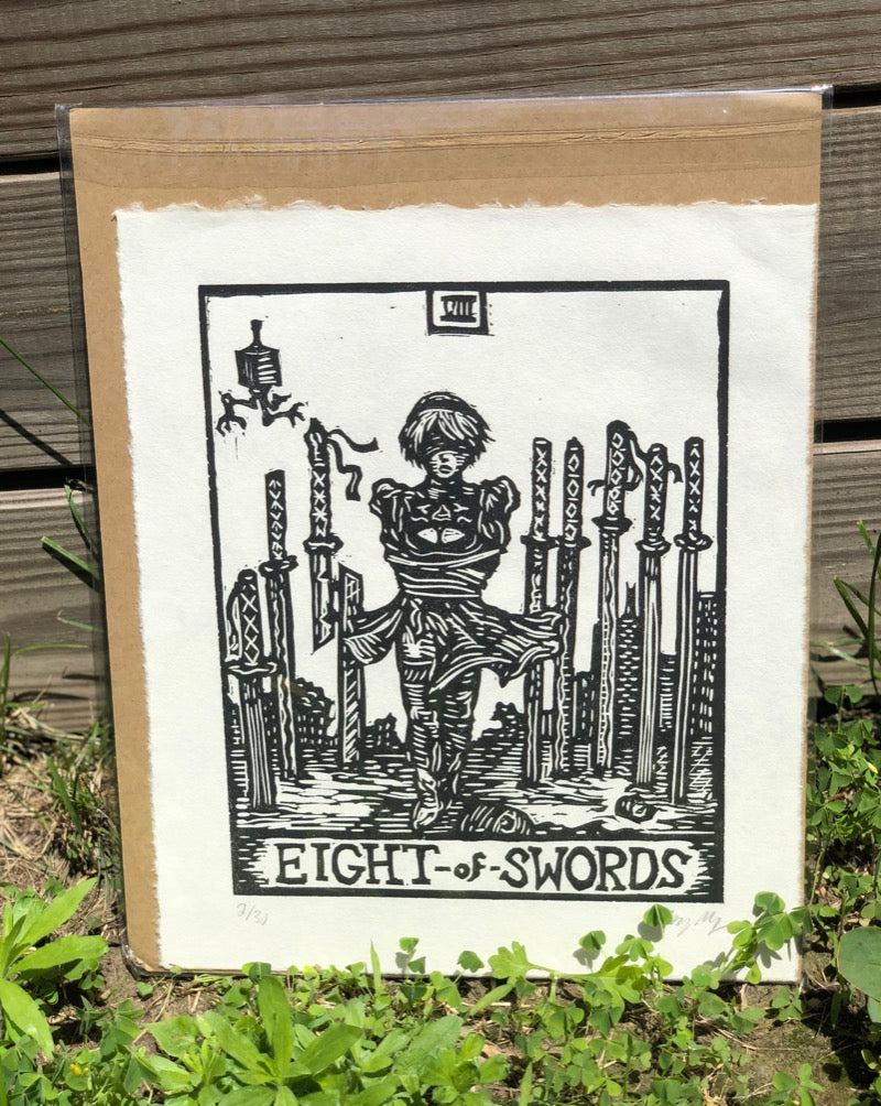 Eight of Swords x 2B Tarot