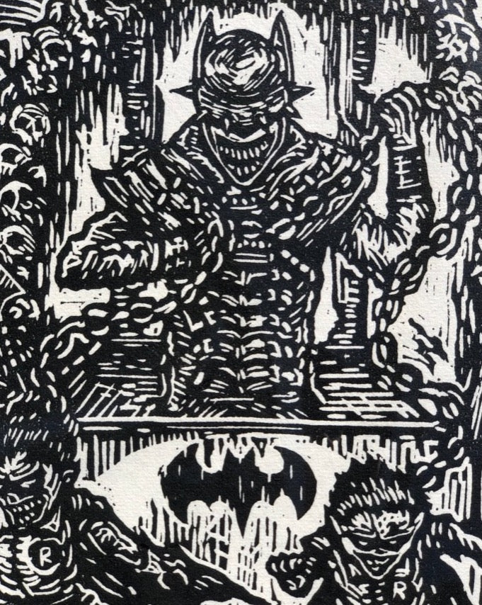 The Chariot x The Batman Who Laughs Tarot