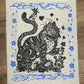 Derpy Linocut Print