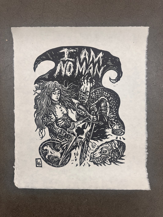 I Am No Man print