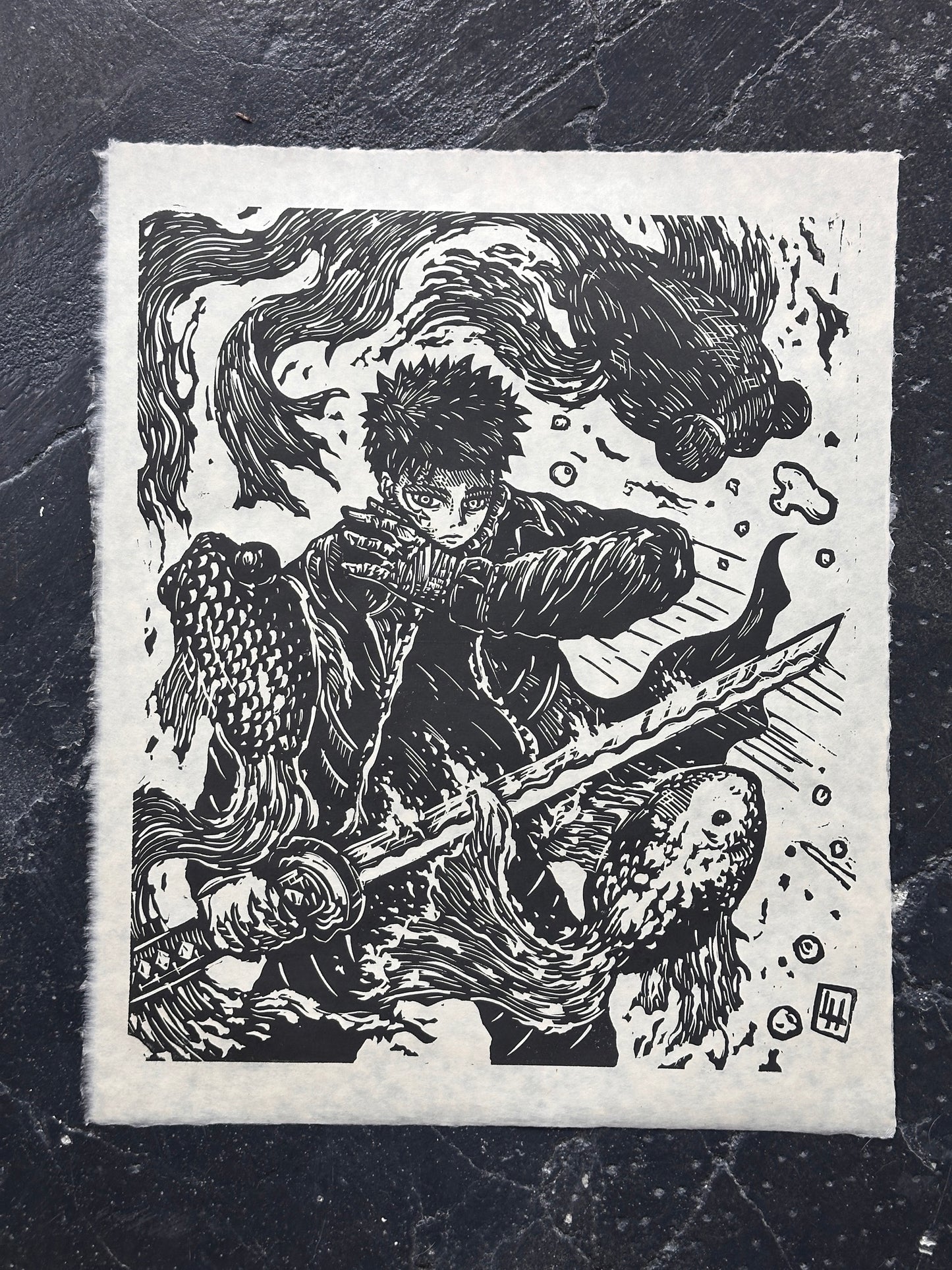 Kagurabachi Chihiro Print