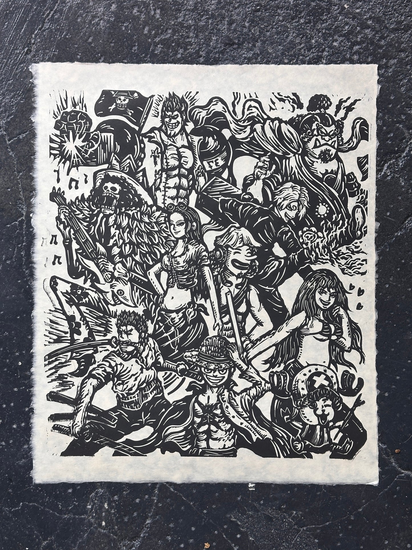 Straw Hat Crew Print
