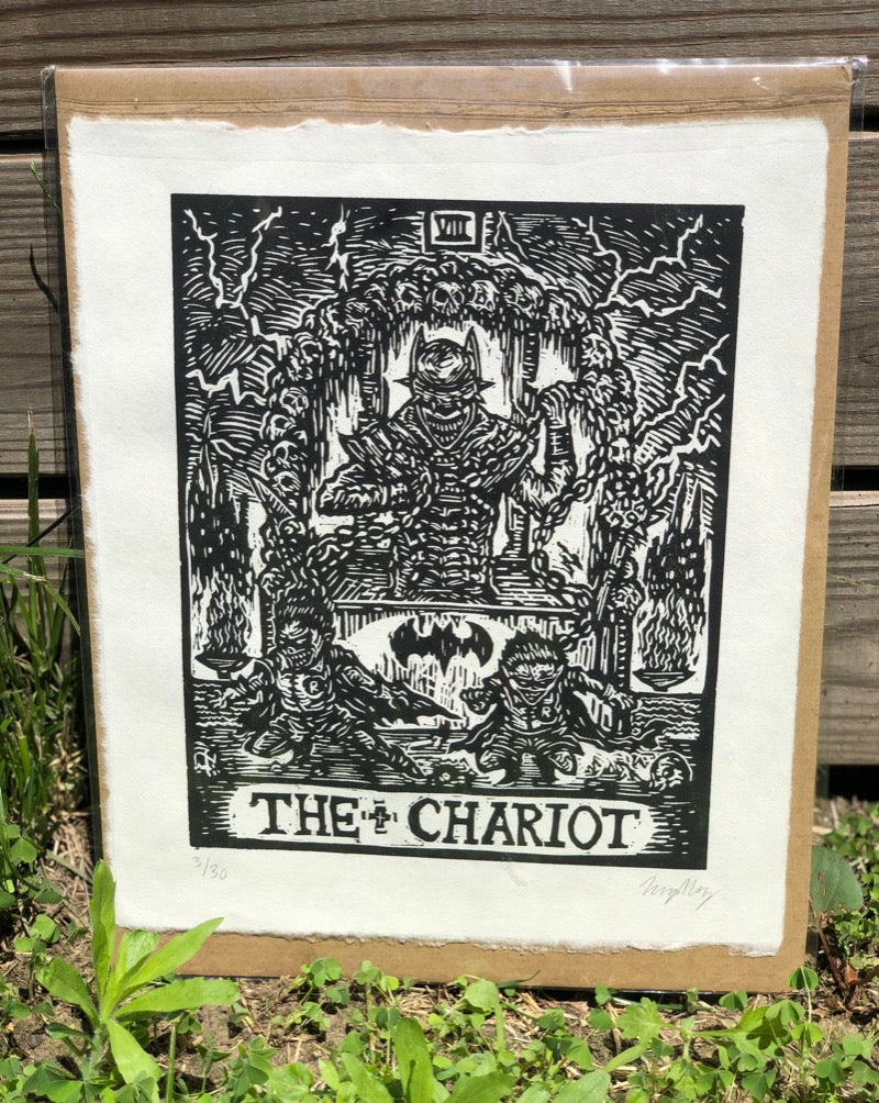 The Chariot x The Batman Who Laughs Tarot