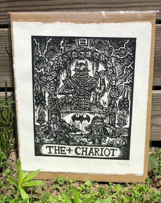 The Chariot x The Batman Who Laughs Tarot